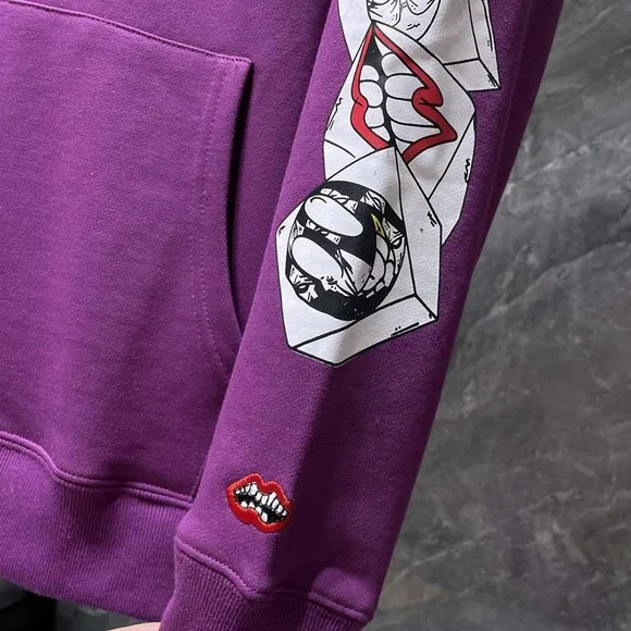 Chrome Hearts Marty Boy Purple Hoodie - Picture 5 of 8
